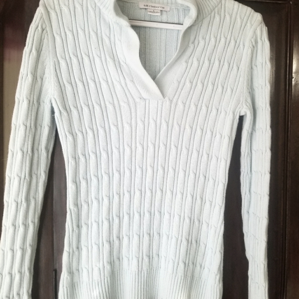 Liz Claiborne, women's small, mint green